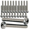 M6 x 70mm Pozi Pan Machine Screw Bolt - Made