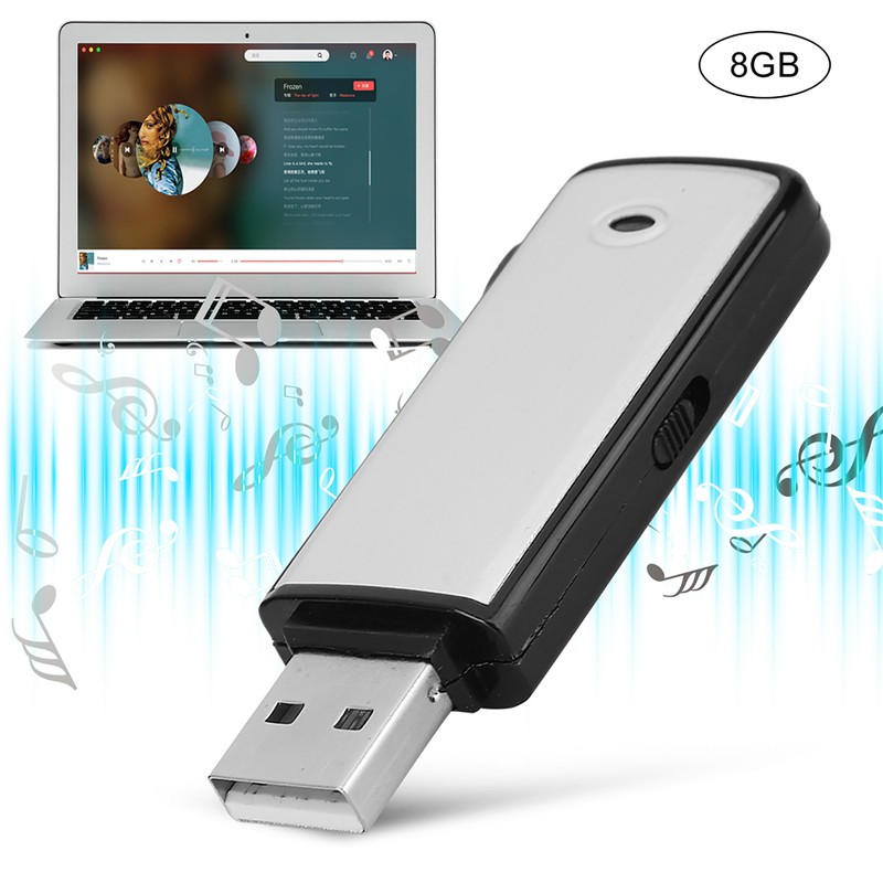 X09 USB Flash Disk Recording Pen Storable Playable MP3 Dual
