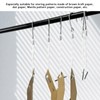 20Pcs Pattern Hooks Hanging Sewing Making Metal Hanger with Rope