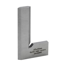 T Tulead Carbon Steel Engineer Machinist Square Woodworkers Square L-Shape Precision Machinist 63x40mm