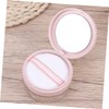 Healvian Pcs Make-up Powder Container Mesh Interlayer Leakproof Compact for