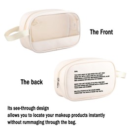 G2TUP TV Series Inspired Gift The Note to Sam Makeup Bag The Letter Cosmetic Bag Travel Pouch with Zipper for Fans (The Letter -tm)