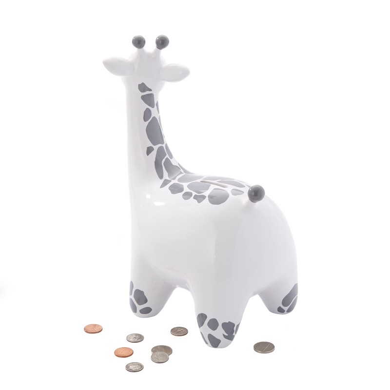 THINGS REMEMBERED Engraved Giraffe Ceramic Coin Bank for The New