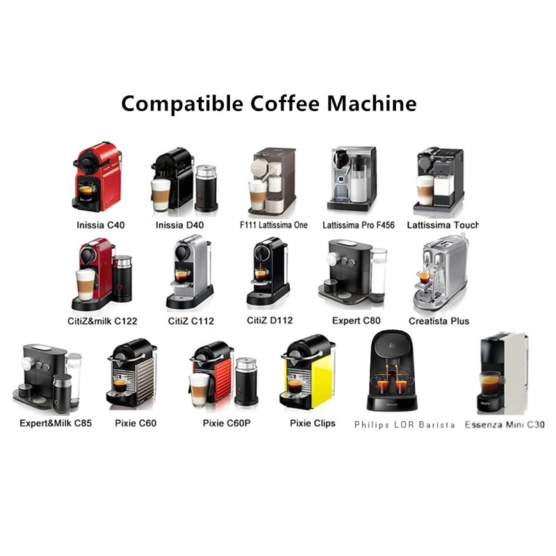 Stainless Steel Reusable Coffee Capsule Shell Coffee Filter Fit for