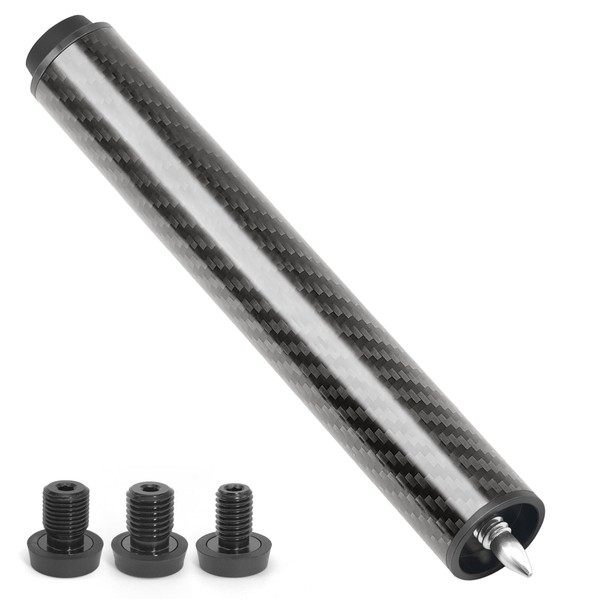 MoyanSuper Pool Cue Extension with 3 Bumpers Carbon Fiber Billiard