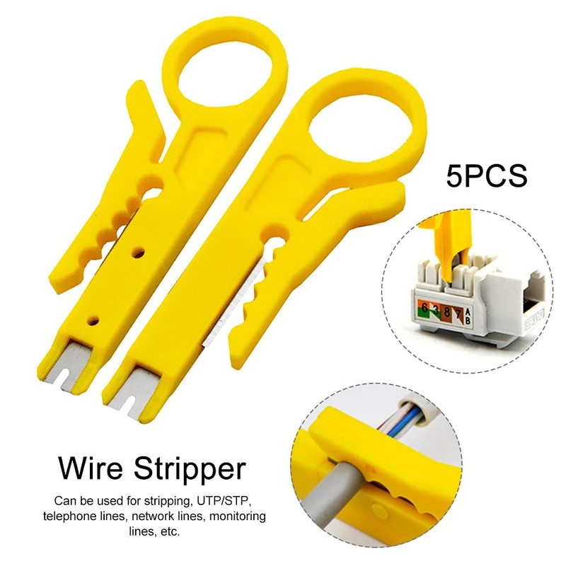 Faderr Pack of 5 Mini Wire Stripper Mini Wire Stripper