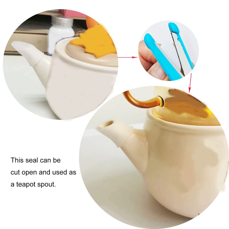 Coffeepot Teapot Spout Dustproof Protectors，Silicone Teapot Tea Pot Spout Cover
