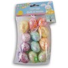 Greenbrier Easter Egg Ornaments w Loops Multi-Color Glitter Mini-Eggs Foam