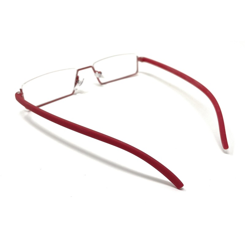 TOKYO GOODS MARKET Square Underrim Date Glasses with Lens Bottom