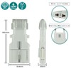 ROAD WARRIOR RWG101WH Multi-Conversion Plug, Gokon α (Alpha), White, A,