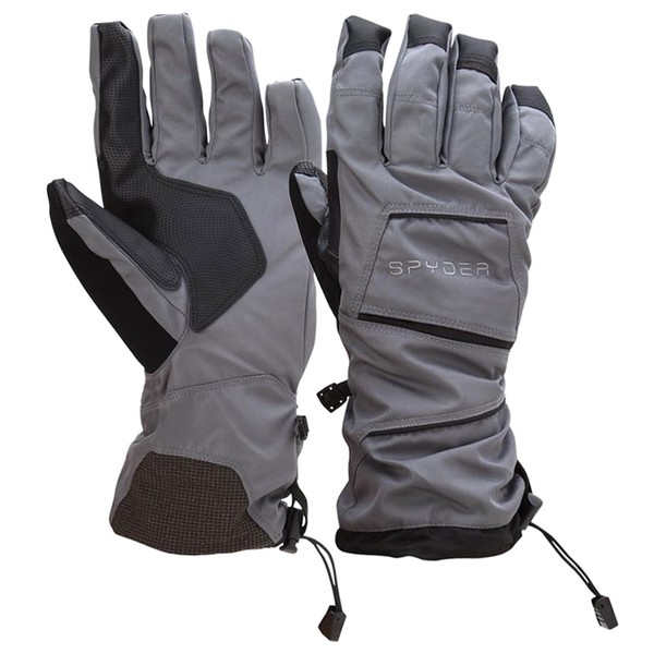 Spyder Men's Ski Gloves - Super Soft Mountain Ski Insulated