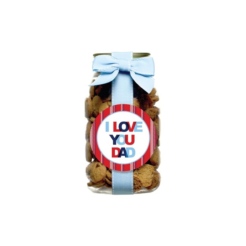 Nam's Bits Chocolate Chip Cookies - Father's Day Quart Jar-LYD
