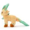 Pokemon Kutatatata! Leafeia Plush Toy, Size S, Height Approx. 7.1