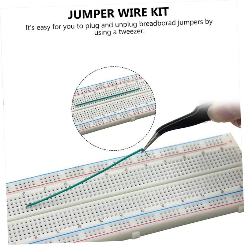 Operitacx 540pcs Jumper Wires Kit for Breadboard Preformed Jumper Wire