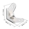 sourcing map Pack of 4 Speaker Corner Protectors Cabinets Corners