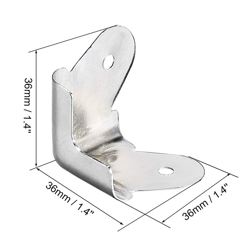 sourcing map Pack of 4 Speaker Corner Protectors Cabinets Corners