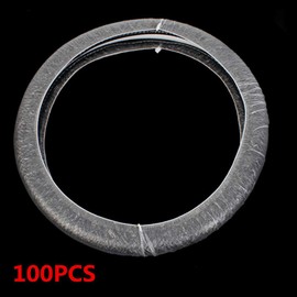 Funda para Volante de Coche, 100 Piezas, Funda Universal para Volante de Coche, Funda de Plástico Desechable para Volante