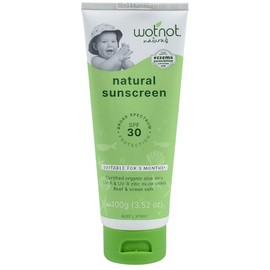 Wotnot Natural Baby Sunscreen SPF30 (3 month+) - 100g Palm Oil Free