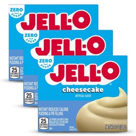 Pudding Mix Bundle. Includes Three 1 Oz each of Gelo Zero Sugar Cheesecake Instant Pudding Mix. Low Calorie and Sugar Free Pudding Mix, Pie Filling, and More! Comes with a Good For My Home Box!