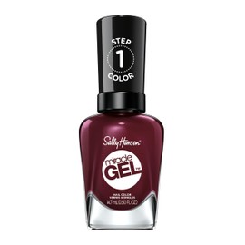 Sally Hansen Miracle Gel, Wine Stock, Long Lasting, Gel-Like Formula, No UV Lamp Needed, Opaque, Shiny Red Nail Polish