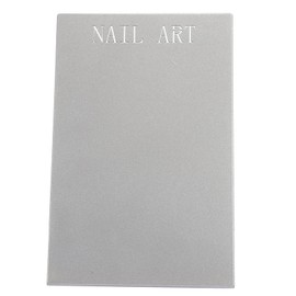 Nail Art Display Board Titanium Alloy False Nails Display Holder Nail Art AccessoryGray