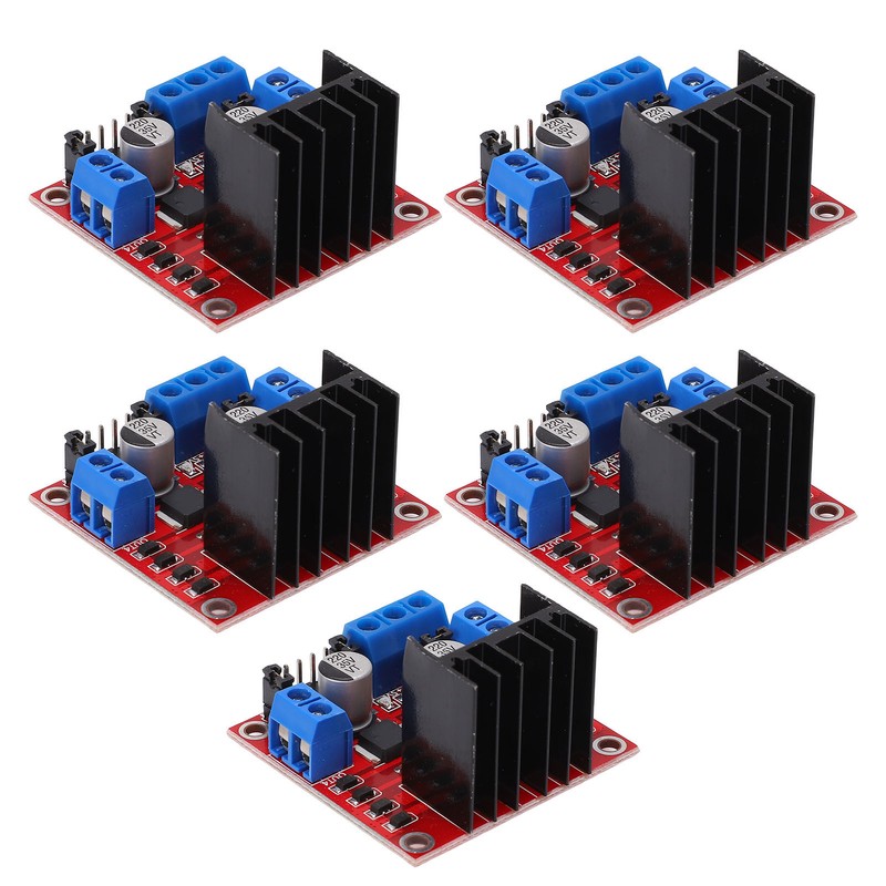5Pcs Motor Driver Module Drive Controller Dual H Bridge Board