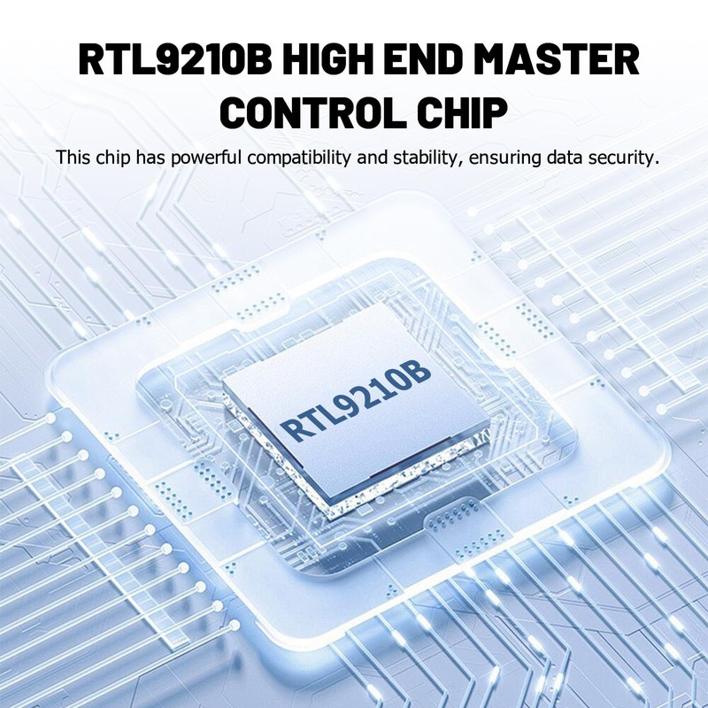 M.2 NVMe SSD Enclosure USB-C 10Gbps, USB 3.1 Gen2 Adapter