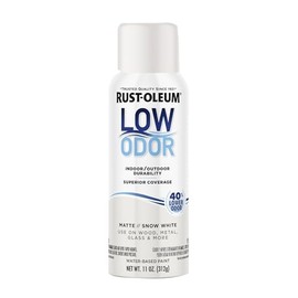 Rust-Oleum Low Odor Premium Spray Paint, 11 oz, Matte Snow White