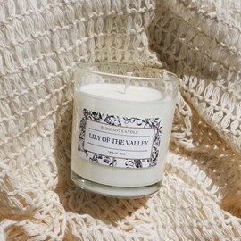 Aronica Lily of The Valley Candle Scented, Honeysuckle Soy Wax Candles, Mothers Day Luxury Gift for Woman, Strong Candles for Home Scented, Organic Candles Non Toxic, Strong Candles for Large Rooms