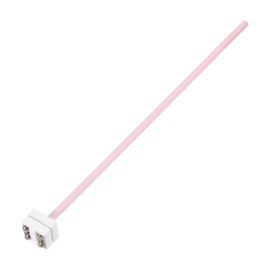 sourcing map WRP-100 Furnace Thermocouple 1600°C Platinum Rhodium S Type Temperature Sensor Probe for Muffle Furnace Oven, 8x250mm