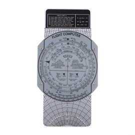 E6B Flight Computer, Aviation Plotter, Circular Slide Rule Pilot Accessories And Aviation Tools For Measuring Lengths, Angles, And Distances 9.05x4.72x0.19inches