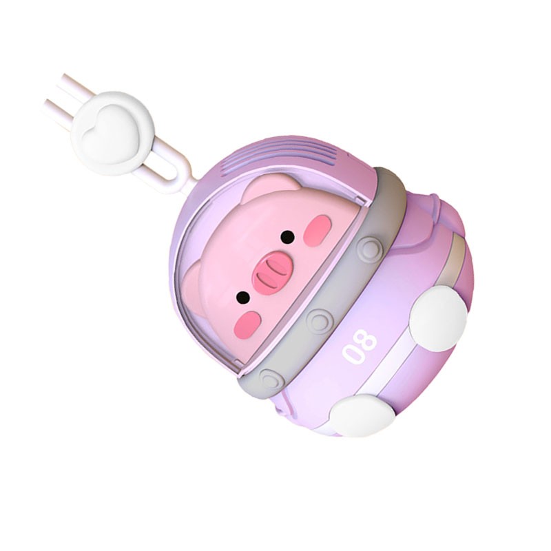 Neck Hanging Fan USB Handheld Rechargeable Cartoon Cute Lovely Animal