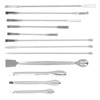 12Pcs Laboratory Spatula Stainless Steel Reagent Scoop Spoon Tool Set