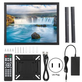 15in TFT 4:3 Display 1024x768 Embedded Industrial Monitor HDMI/VGA/AV/BNC/USB