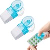 Wenrecu Personal Pill Dispenser, Portable Pill Taker Remover, 3Pcs Medication