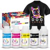 Polytech DTF Ink 6x500ML, Heat Transfer Printing Direct to Film,