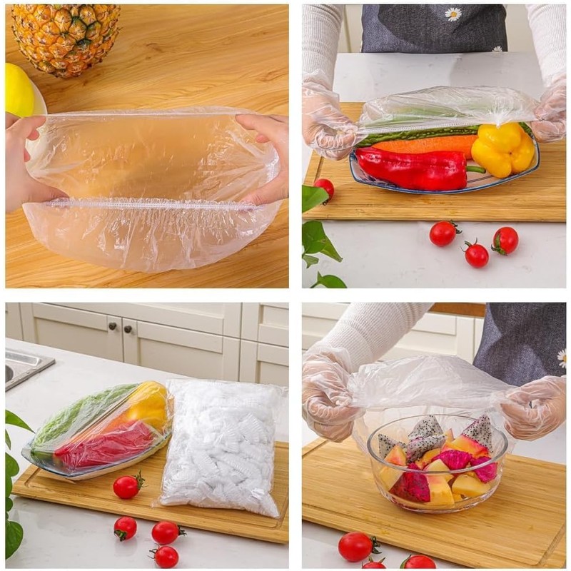 Ai-OUMLEEF 100pcs Shower Caps for Sourdough Bread, Bowl Covers, Covers