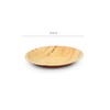 BOX And Tree 25 disposable plates, round, made of palm