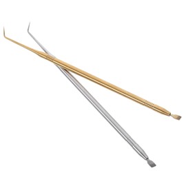 WOONEKY 2pcs Stainless Steel Eyelash Lifting Rods Comb for Lash Separation Eyelash Lift Tools for Women Convenient and Easy to Use for Home and Salon Use