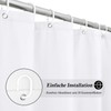 Extra Wide Shower Curtain, 300 x 200 cm, Textile Fabric,