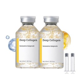 Sérum Facial Colágeno y Péptidos, 40ml, Con Hilo de Oro, Hidratante y Reafirmante, Para Mejorar Arrugas, Líneas Finas y Piel Apagada, Apto para Todo T