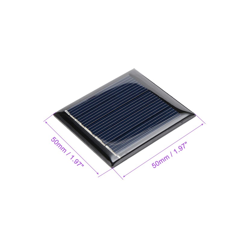 DMiotech 5 Pack 2.5V 100mA 50mm x 50mm Mini Solar