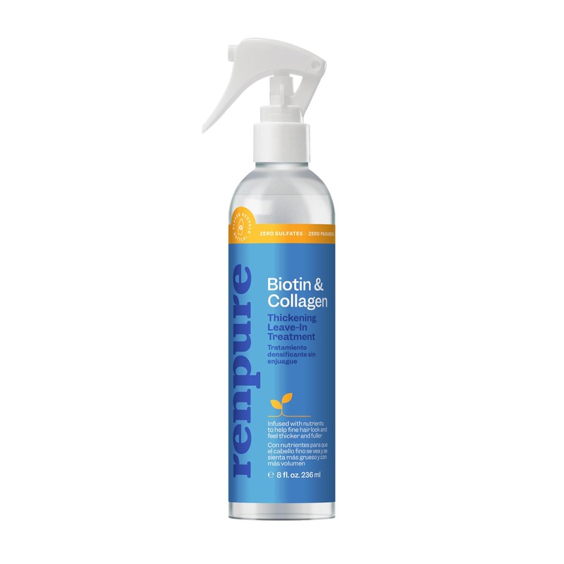 Renpure Biotin & Collagen Leave-In Conditioner Treatment - For Fuller,
