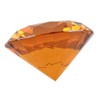 LONGWIN 60mm W Crystal Diamond Paperweight Ornament Home Decoration Amber