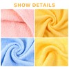 Lafefe Face Cloth Bamboo Charcoal Fiber Plain Weave Reusable Facial