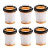 6 Pack WV201 Fiters Replacement for Shark Wandvac ION W1