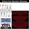 Xtenzi 2 Pair Car Speaker Harness Set Compatible with Ford