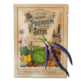 Cayenne Pepper Seeds for Planting - Hot Cayenne Purple - 500 mg 90+ Seeds - Home Garden Pepper Seeds - Non-GMO, Heirloom Hot Pepper Seeds - Sealed in a Beautiful Mylar Package for Extended Shelf Life