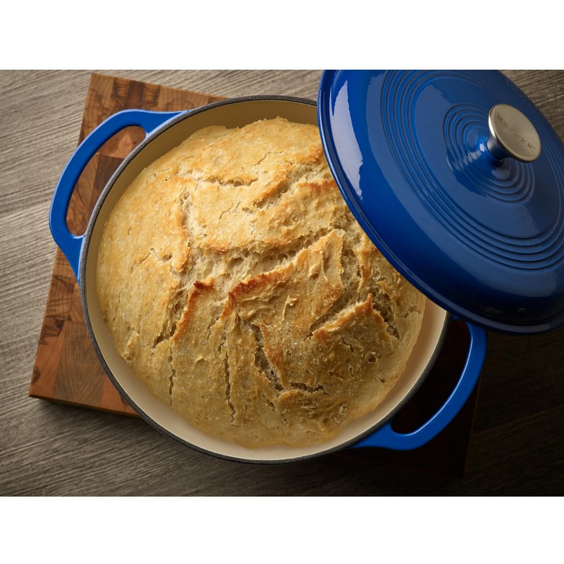 Mercer Culinary Enameled Cast Iron Round Dutch Oven, 6 qt.,