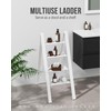 WOA WOA 4 Step Ladder, Foldable Step Stool, Aluminum Lightweight